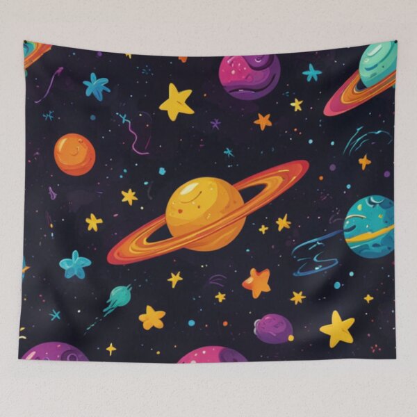 Item preview, Cartoon Solar System Illustration designed and sold by ArtiQreate.