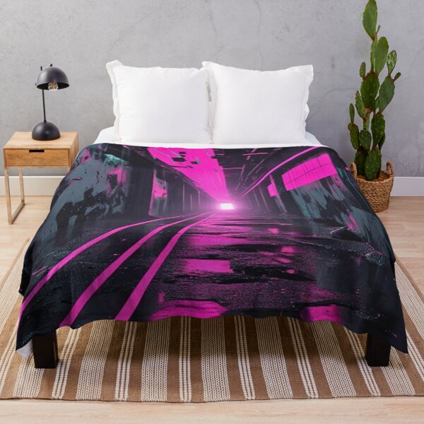 Item preview, Cyberpunk Camouflage Neon Glitch Streetscape designed and sold by CamouflageLab.