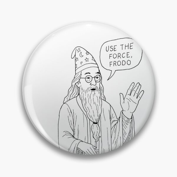 Item preview, Dumbledore: Use the Force, Frodo designed and sold by Purrgatory Pop.