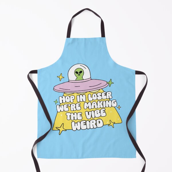 Item preview, Hop in loser we're making the vibe weird alien and ufo  designed and sold by BrownHorse90s.