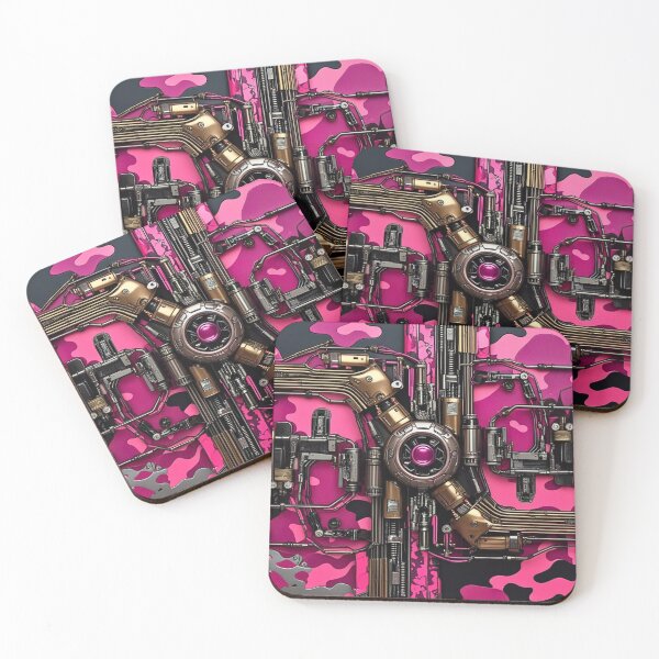 Item preview, Cyberpunk Camouflage Mechanical Metallic Wiring Pattern designed and sold by CamouflageLab.