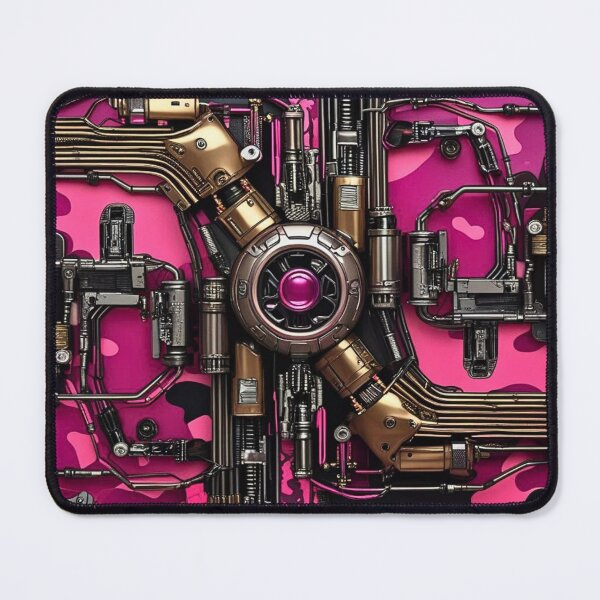 Item preview, Cyberpunk Camouflage Mechanical Metallic Wiring Pattern designed and sold by CamouflageLab.
