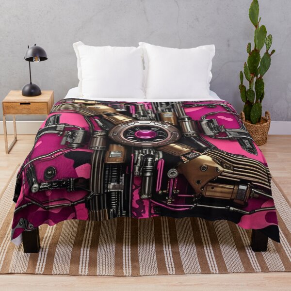 Item preview, Cyberpunk Camouflage Mechanical Metallic Wiring Pattern designed and sold by CamouflageLab.