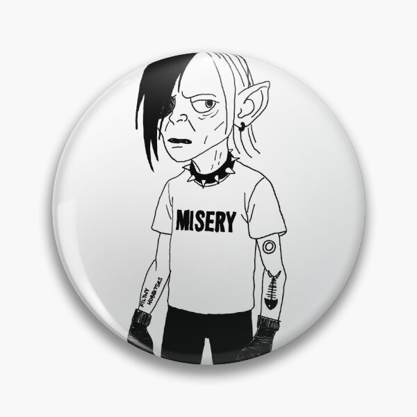 Item preview, Emo Gollum designed and sold by Purrgatory Pop.