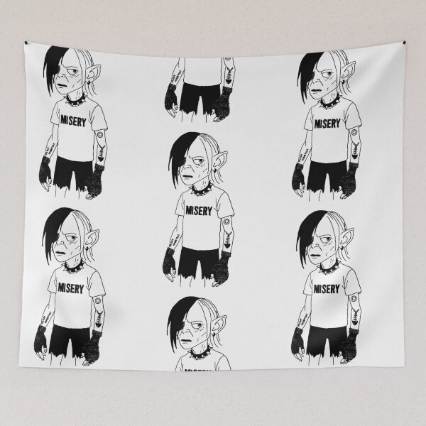Item preview, Emo Gollum designed and sold by Purrgatory Pop.