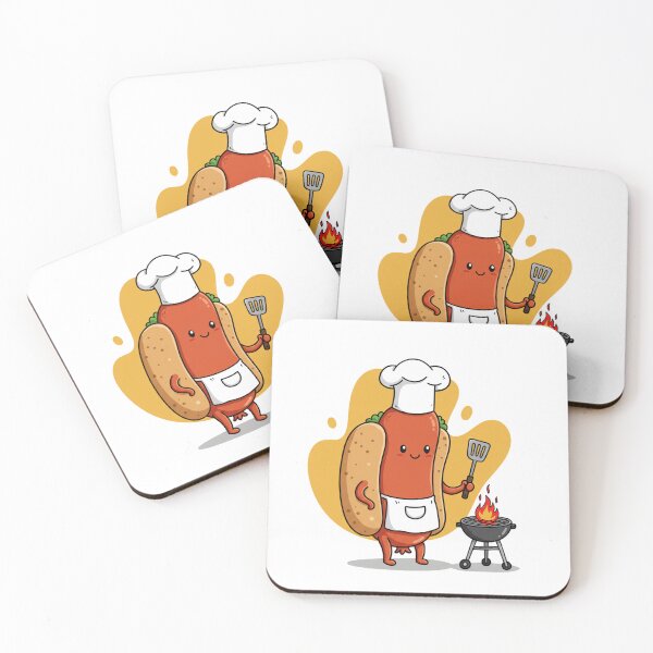 Item preview, funny shirt hot dog doing a barbecue  designed and sold by Salomee's art.