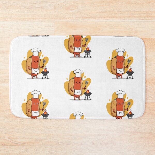 Item preview, funny shirt hot dog doing a barbecue  designed and sold by Salomee's art.