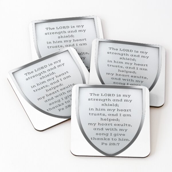 Item preview, Lord is my Strength & Shield - Ps 28:7 designed and sold by stella literarium.