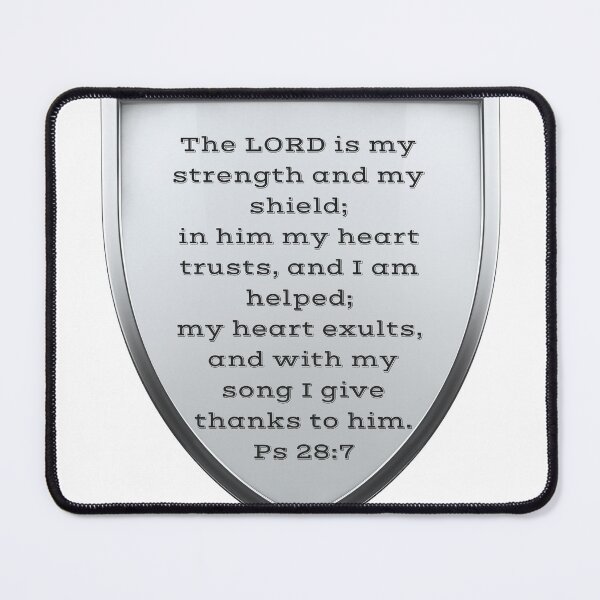 Item preview, Lord is my Strength & Shield - Ps 28:7 designed and sold by stella literarium.