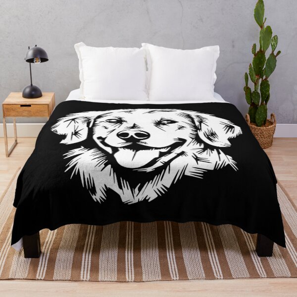 Artikelvorschau, Labrador Golden Retriever Hund - Illustration für Hundefans entworfen und verkauft von AndreMi.