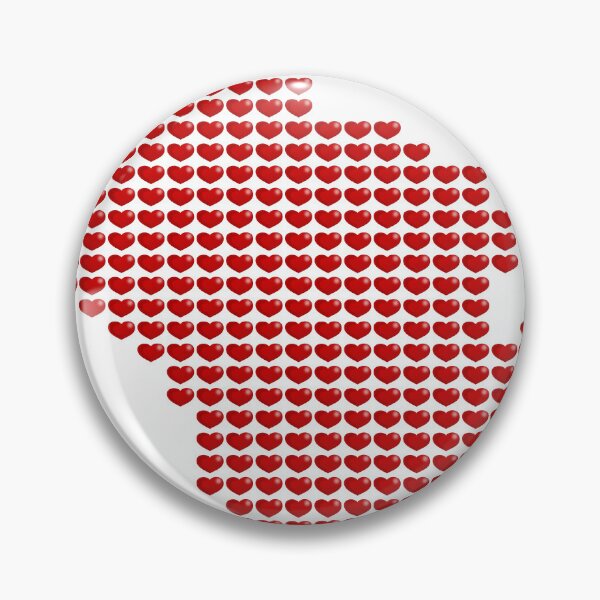 Item preview, Wisconsin Heart Fill designed and sold by TheIconSmith.