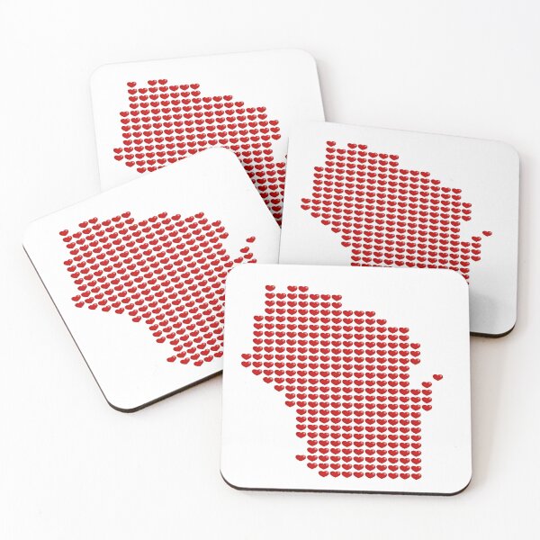Item preview, Wisconsin Heart Fill designed and sold by TheIconSmith.