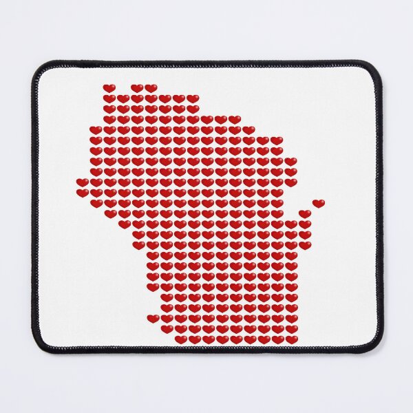 Item preview, Wisconsin Heart Fill designed and sold by TheIconSmith.