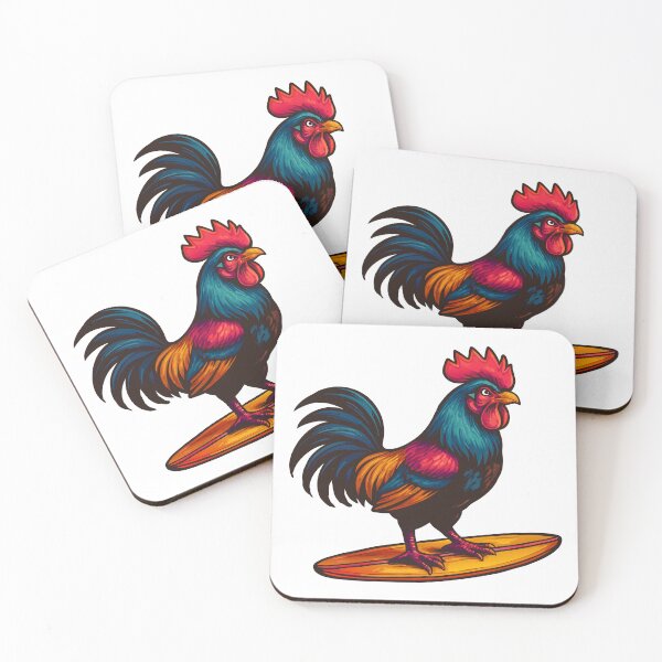 Item preview, Surfing Rooster designed and sold by VelvetRoom.