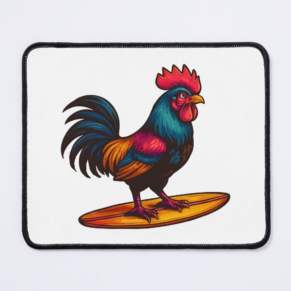 Item preview, Surfing Rooster designed and sold by VelvetRoom.