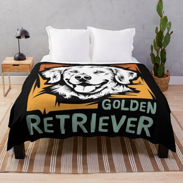 Artikelvorschau, Golden Retriever und Labrador Illustration in vintage Farben entworfen und verkauft von AndreMi.