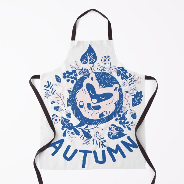 Item preview, Hello Autumn! Cute hedgehog and leaves designed and sold by Luamor.