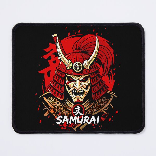 Item preview, Demonic Samurai Warrior Head with Red Sun Backdrop designed and sold by VikArtStudio.