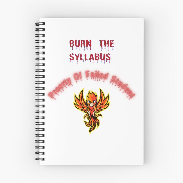 Item preview, Burn the Syllabus" Anti-Academic Journal - Dark Academia Punk Study Notebook`   designed and sold by AlignStudio.