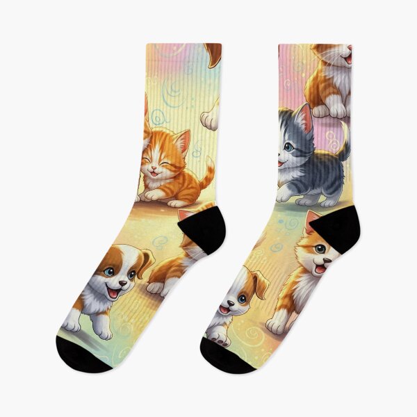 Item preview, Cute funny dog ​​and cat family designed and sold by Glodtower.