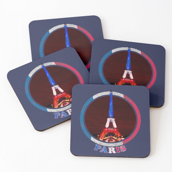 Item preview, Paris and the Blue-White-Red Eiffel Tower designed and sold by Pascal-F.