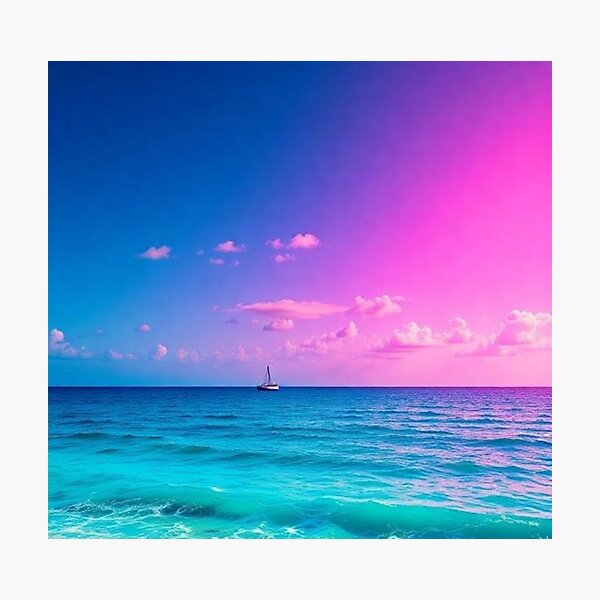 Item preview, colorful sea view designed and sold by Dogandesighn.