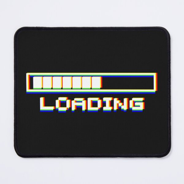 Item preview, innovative pixelated screen, displaying the word "loading" designed and sold by Wawan35200.