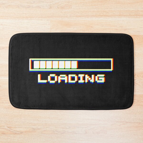 Item preview, innovative pixelated screen, displaying the word "loading" designed and sold by Wawan35200.