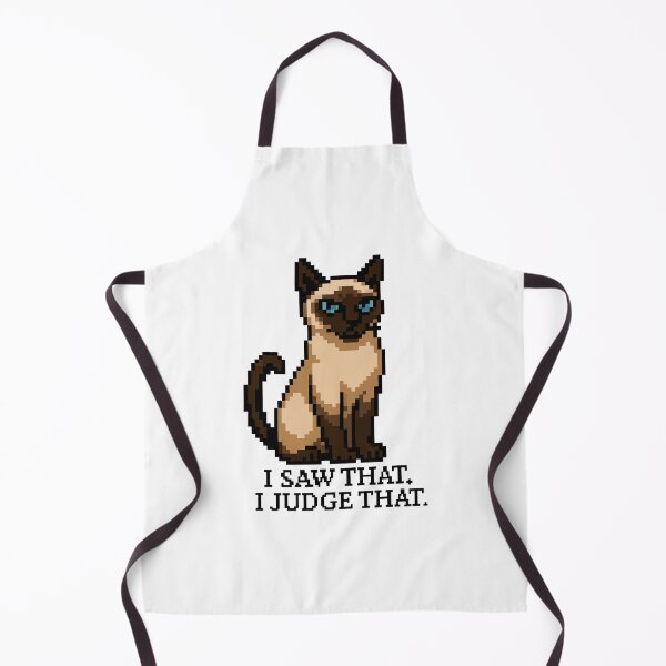 Item preview, I Saw That. I Judge That. – Pixel Siamese Cat Design designed and sold by NaturePixel.