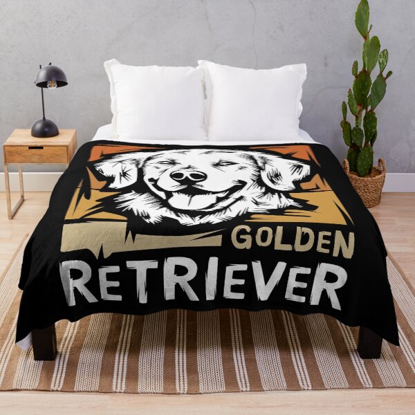 Artikelvorschau, retro Golden Retriever und Labrador Illustration in vintage Farben entworfen und verkauft von AndreMi.