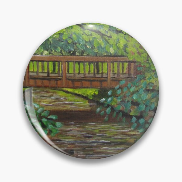 Item preview, Footbridge, Doneraile Park, Co. Cork, Ireland. En plein air. 35x48cm acrylic on canvas. designed and sold by crowleyronan123.