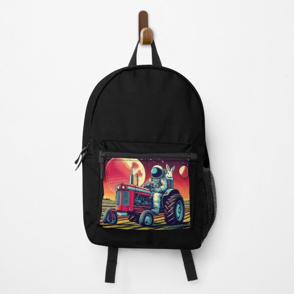 Item preview, an astronaut using a tractor in space and his friend the rabbit designed and sold by Dogandesighn.