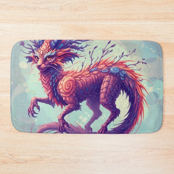 Item preview, Surreal Fantasy Creature Art – Vibrant Mythical Being Illustration designed and sold by  Ojo de Lilith.