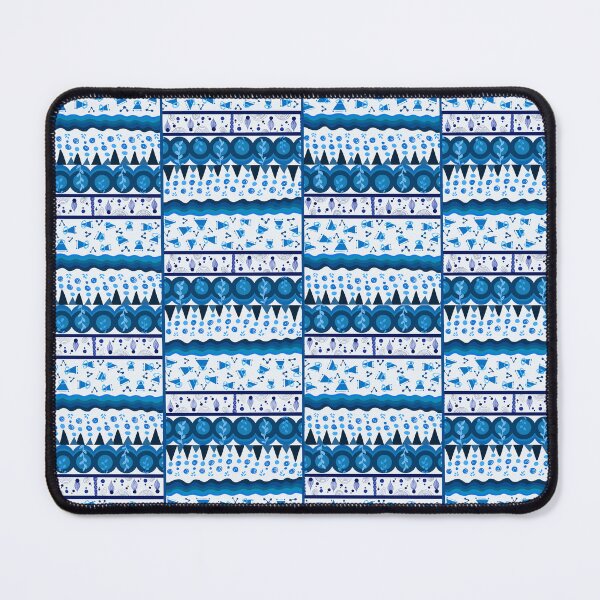 Item preview, Different blue patterns designed and sold by Vivinedrawsells.