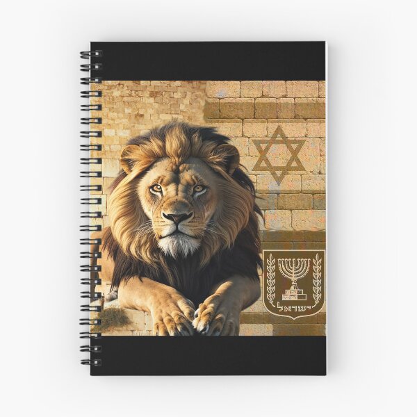 Item preview, Lion of Judah – Israel Is Here to Stay | Am Israel Chai Judaica Art designed and sold by YG - YiddisheGesheft.