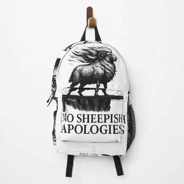 Item preview, Bold Ram Attitude No Sheepish Apologies designed and sold by Shoot-The-Moon.