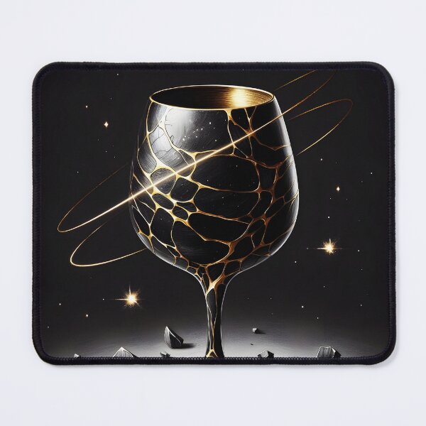 Item preview, Kintsugi Wine Glass, Ai Generated Art  designed and sold by ACC .