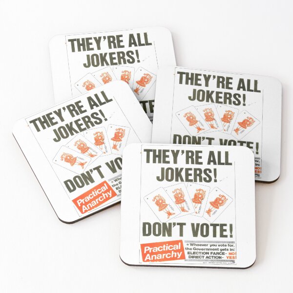 Item preview, Practical Anarchy - Don't Vote! designed and sold by Ichneumon-art.