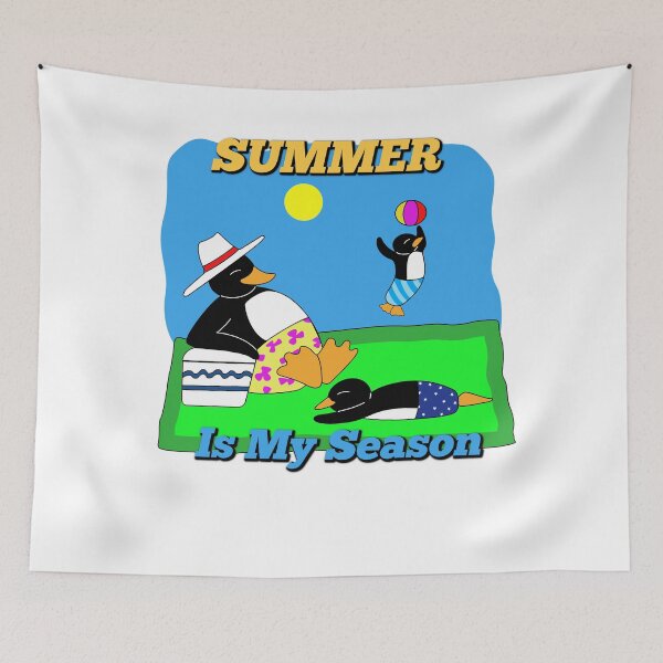 Item preview, Summer Is My Season — Penguin Style! designed and sold by DLawsonDesigns.