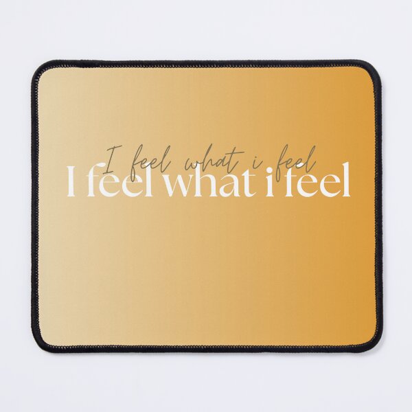 Item preview, I feel what i feel — Minimalist Emotional Line Art | Gradiant Creamy Orange & White Modern Wall Print designed and sold by Soulprint88.