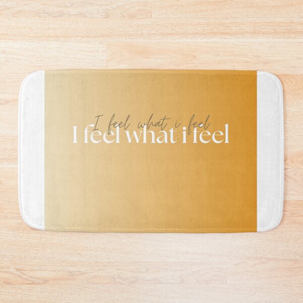Item preview, I feel what i feel — Minimalist Emotional Line Art | Gradiant Creamy Orange & White Modern Wall Print designed and sold by Soulprint88.