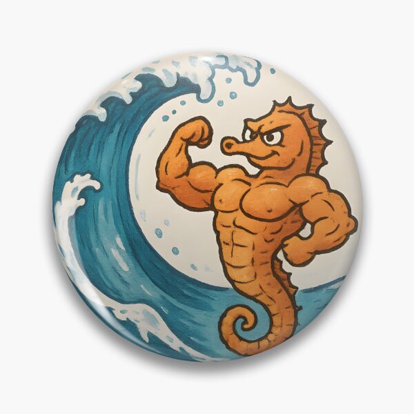 Item preview, Tiny Seahorse, Massive Wave Energy designed and sold by Uglyandcute.