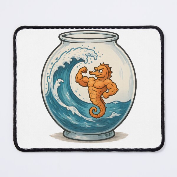Item preview, Tiny Seahorse, Massive Wave Energy designed and sold by Uglyandcute.