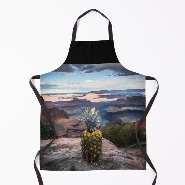 Item preview, Pineapple on the Peak – Abstract Fruit on a Mountain Rock designed and sold by EmeraldeaArt.