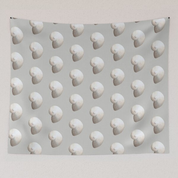 Item preview, Shell Portrait III on a neutral ground designed and sold by LisaLeQuelenec.