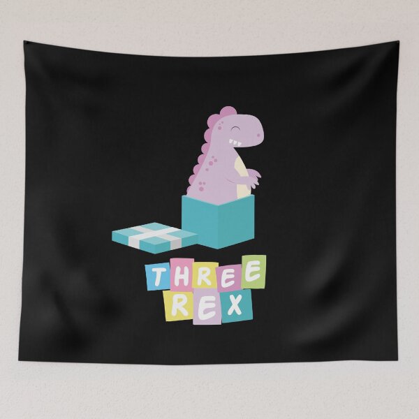 Item preview, Three Rex Birthday T-Rex Tyrannosaurus Rex Dinosaur designed and sold by fatamyfan1.