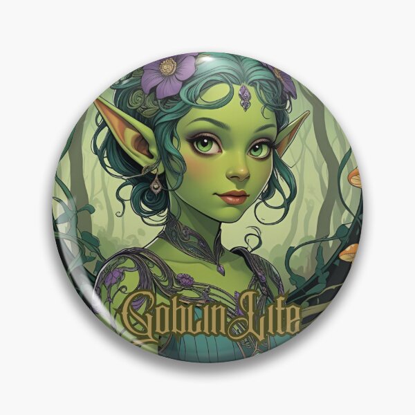 Item preview, Goblin Life: Forest Bloom Goblin Girl designed and sold by Edenglow Prints & Peculiars.