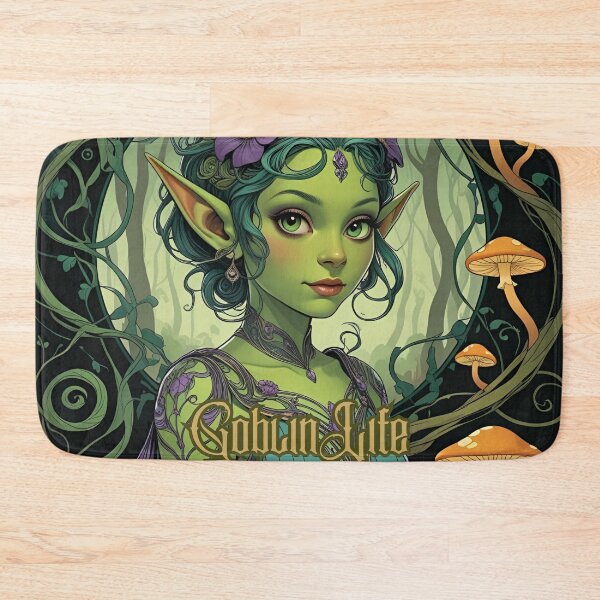 Item preview, Goblin Life: Forest Bloom Goblin Girl designed and sold by Edenglow Prints & Peculiars.