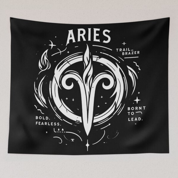 Item preview, Aries Zodiac Design | Bold. Fearless. Born to Lead designed and sold by Pulse Creativity Designs.