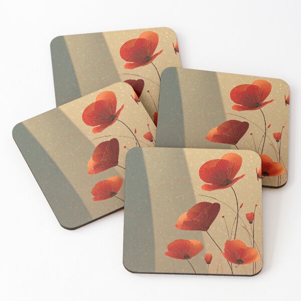 Item preview, Zen Poppy Elegance designed and sold by BasajaunStudio.